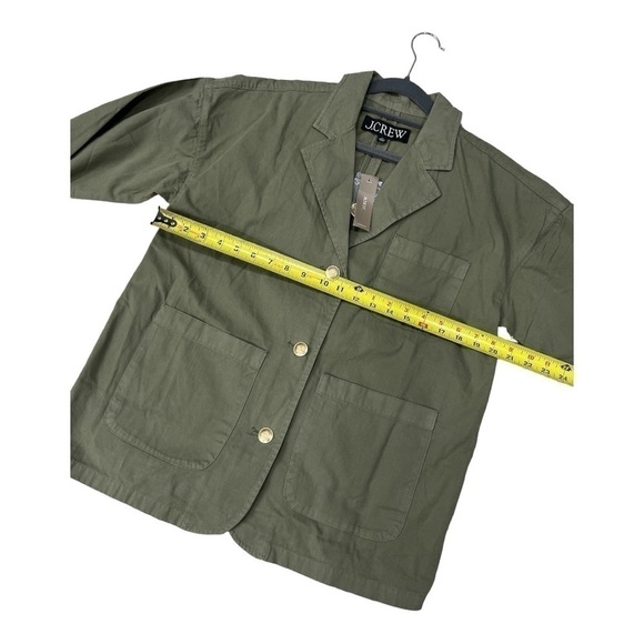 J. Crew Olive Green Blazer-jacket in chino women’s size XS New with tag - Picture 11 of 14